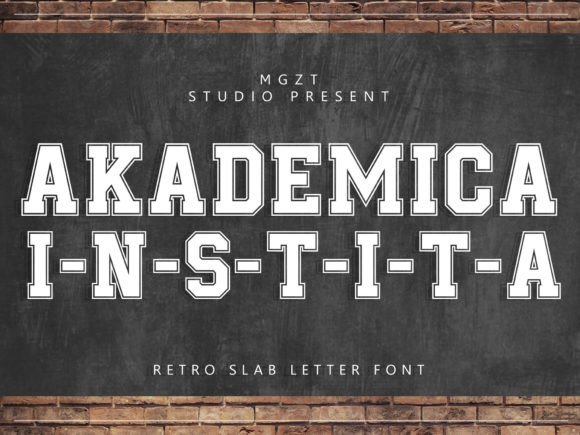 Akademica Instita: The Typeface of Scholarly Tradition