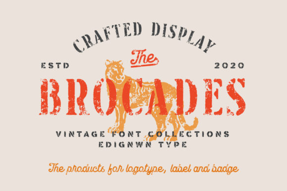 Brocades: Unlocking Vintage Charm with a Versatile Font Collection