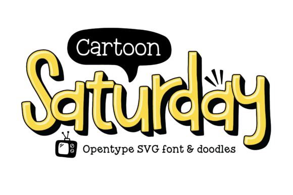 Cartoon Saturday: A Playful Font for Creative Projects