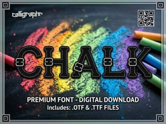 Chalk: The Tactical Typeface Forged in Leather and Grit