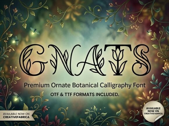 Gnats: A Typeface That Breathes Life into Organic Design