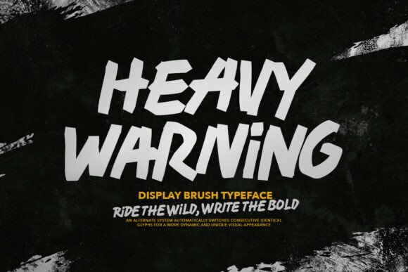 Heavy Warning: A Font That Commands Attention