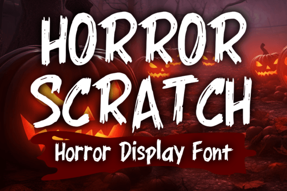 Horror Scratch: Unleashing Raw, Vintage Terror in Your Designs