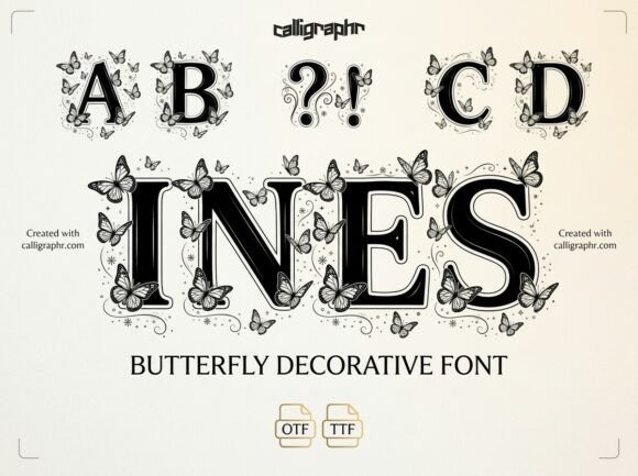 Ines: The Ethereal Typeface That Captures a Secret Garden