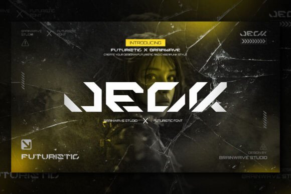 Jeck: Crafting a Digital Frontier with Cyberpunk Typography