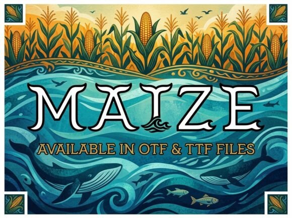 Maize: Where Majestic Serifs Meet the Soul of the Sea