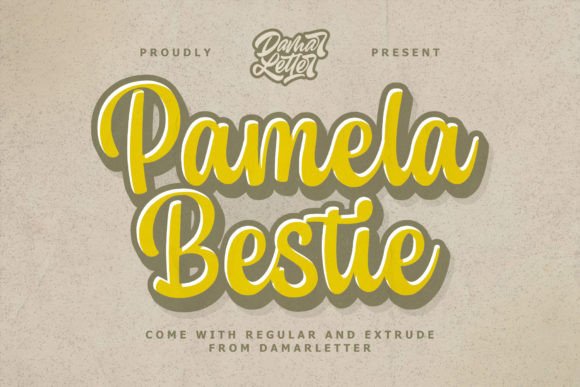Pamela Bestie: A Hand-Drawn Font for Projects with Heart