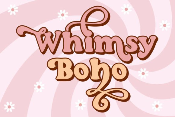 Whimsy Boho: Capturing Retro Spirit with a Handwritten Font